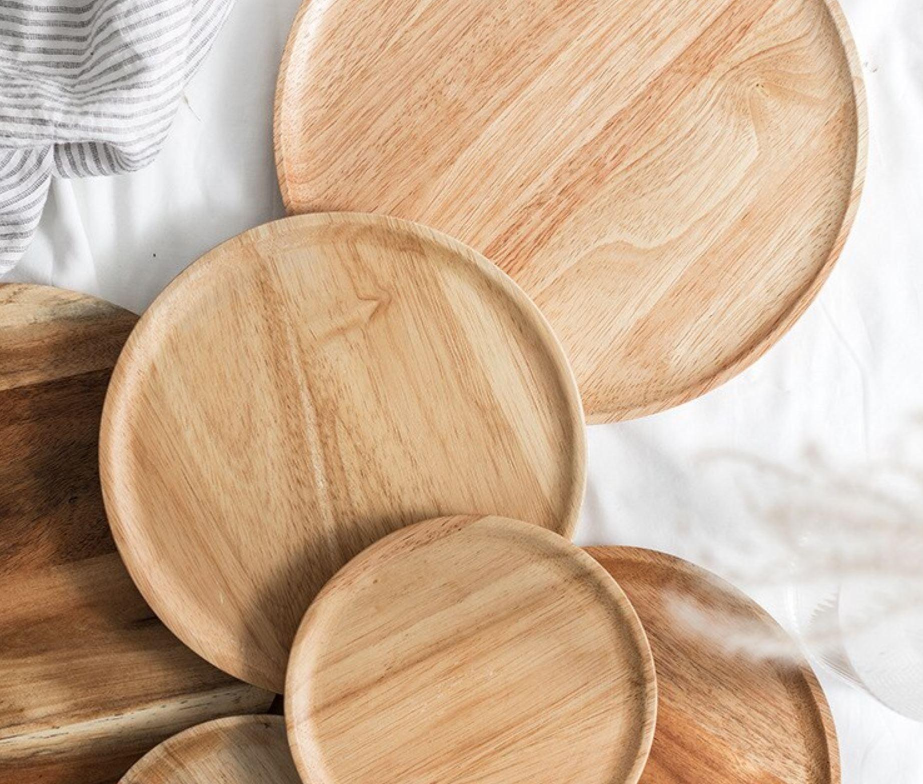 Jillian Wood Plates