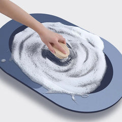 Super absorbent bath mat