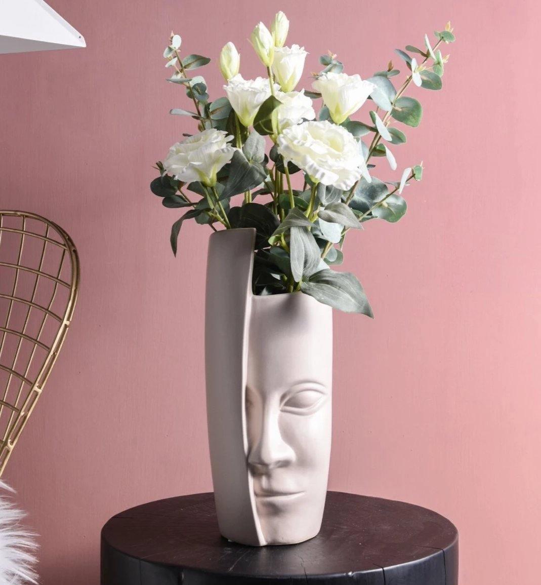 Face Art Vase White | Sage & Sill