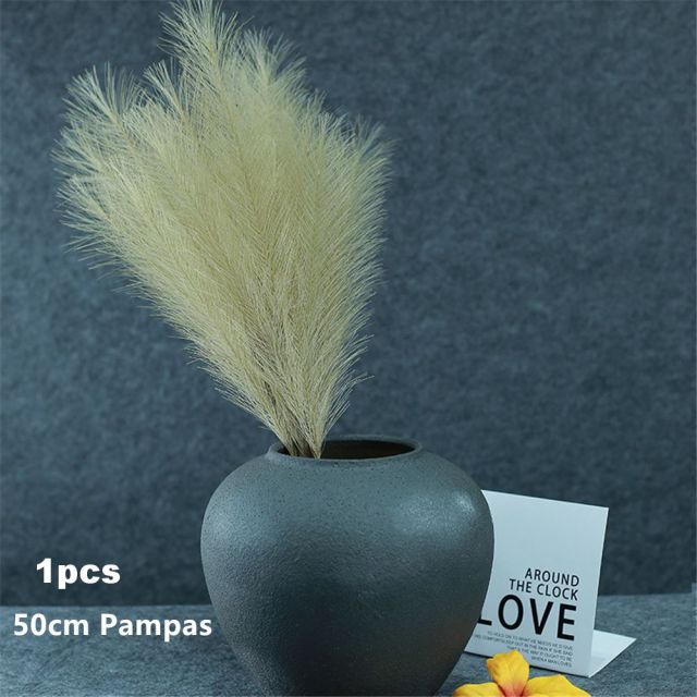 Artificial Pampas Grass Branch Flower